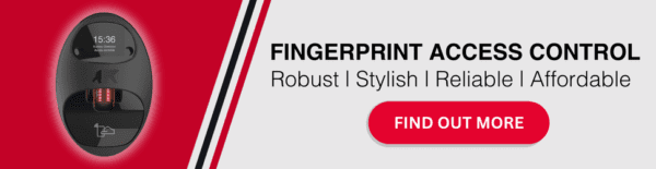 banner showing fingerprint scanner