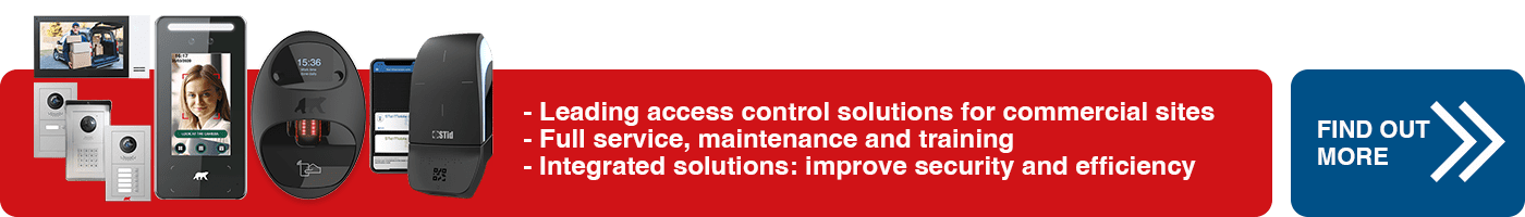 A banner which links to our full access control solutions page