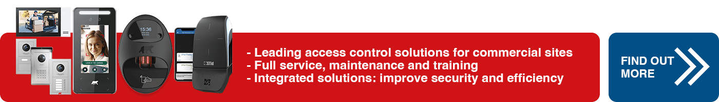 A banner which links to our full access control solutions page