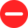 minus sign in red circle icon